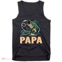 Fathers Day Funny Fisherman Reel Cool Papa Fishing Lover Tank Top thumb 0