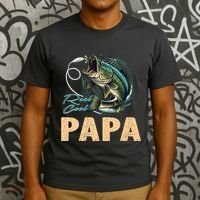 Fathers Day Funny Fisherman Reel Cool Papa Fishing Lover T-Shirt thumb 3