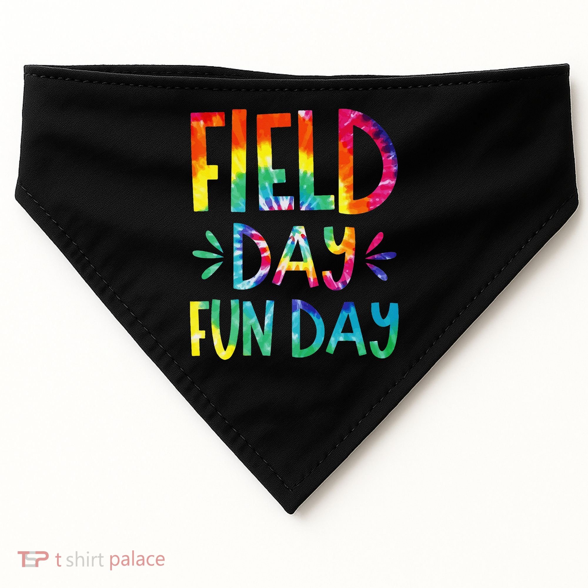 Field Day Fun Day Last Day Of School Teacher Student USA-Made Doggie Bandana