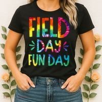 Field Day Fun Day Last Day Of School Teacher Student Women's T-Shirt thumb 2