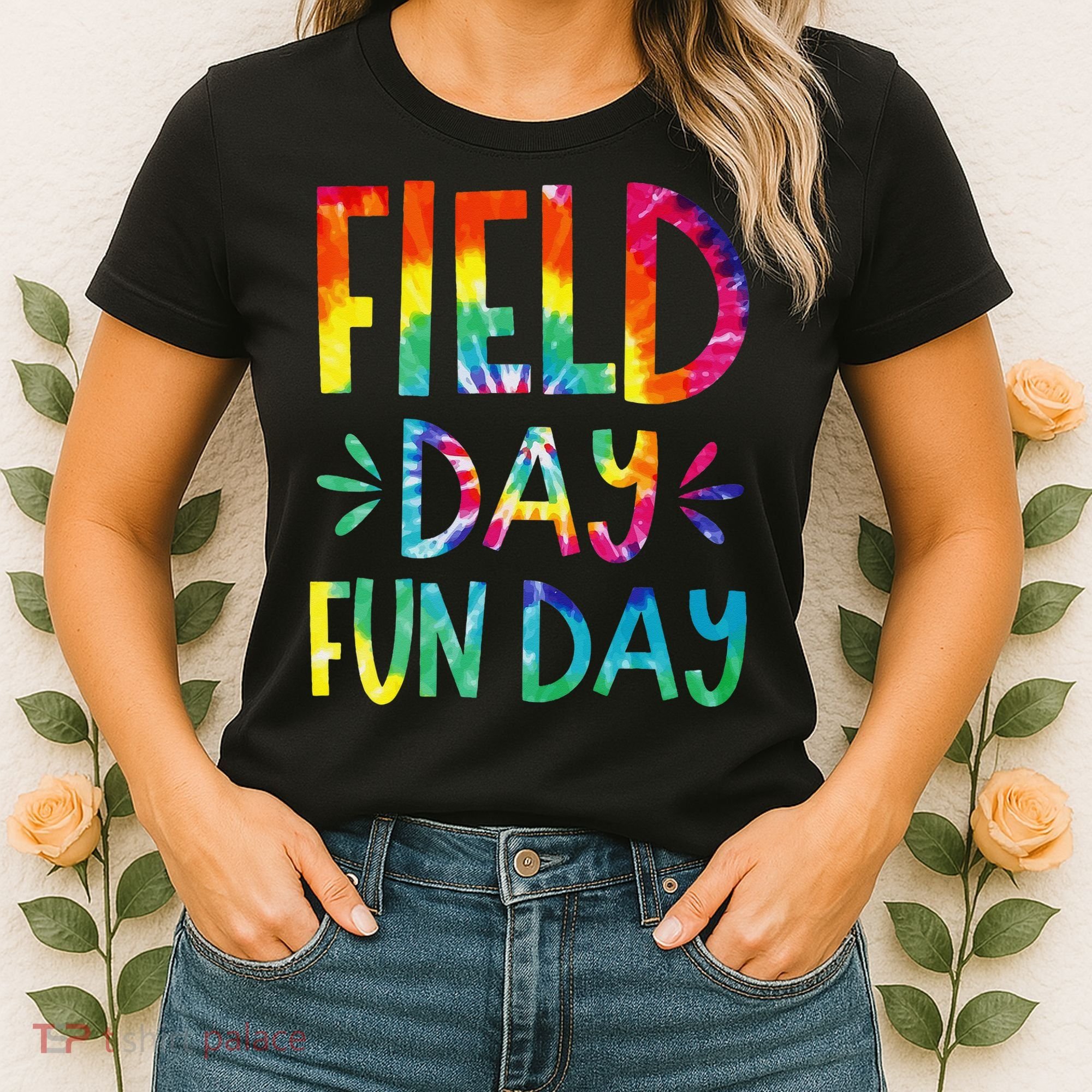Field Day Fun Day Last Day Of School Teacher Student Women's T-Shirt