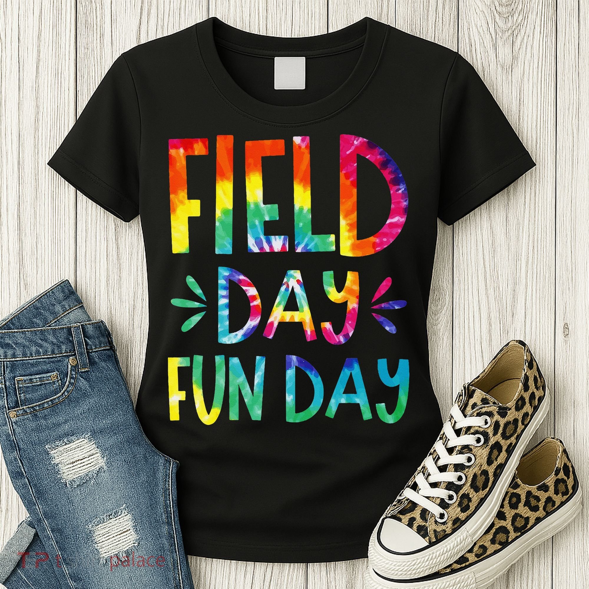 Field Day Fun Day Last Day Of School Teacher Student Women's T-Shirt