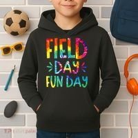 Field Day Fun Day Last Day Of School Teacher Student Kids Hoodie thumb 2