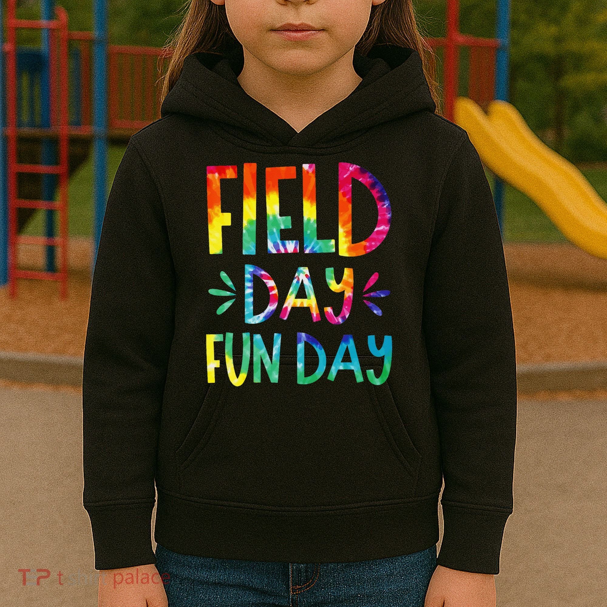 Field Day Fun Day Last Day Of School Teacher Student Kids Hoodie