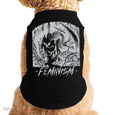 Feminism Dragon Fantasy Doggie Tank
