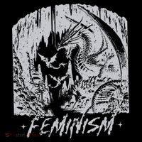 Feminism Dragon Fantasy USA-Made Doggie Bandana thumb 2