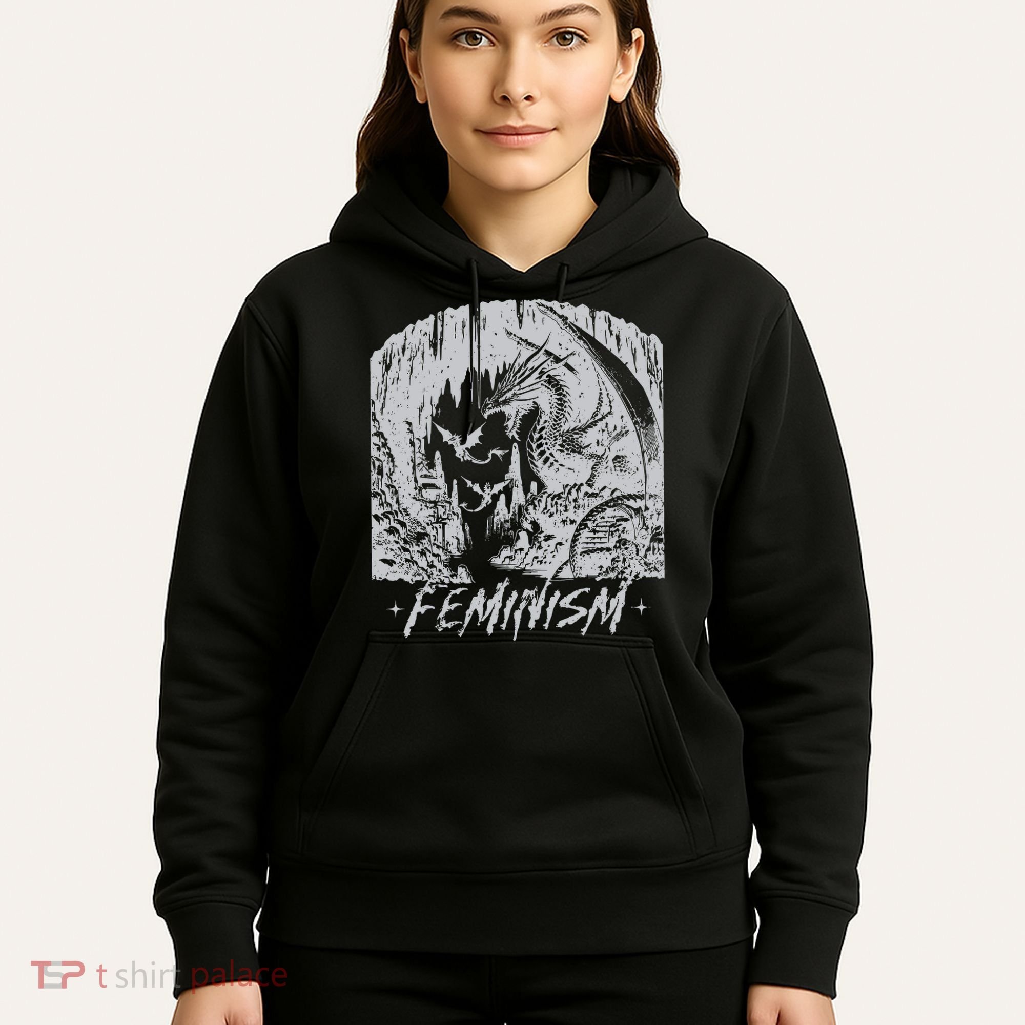 Feminism Dragon Fantasy Hoodie