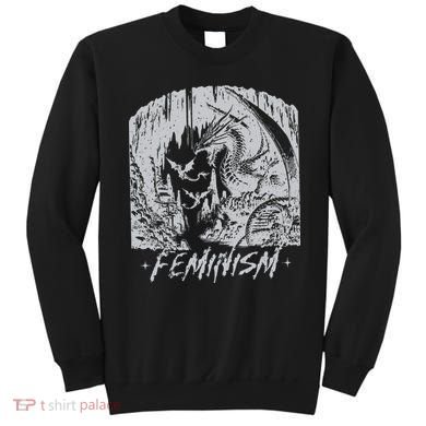 Feminism Dragon Fantasy Sweatshirt