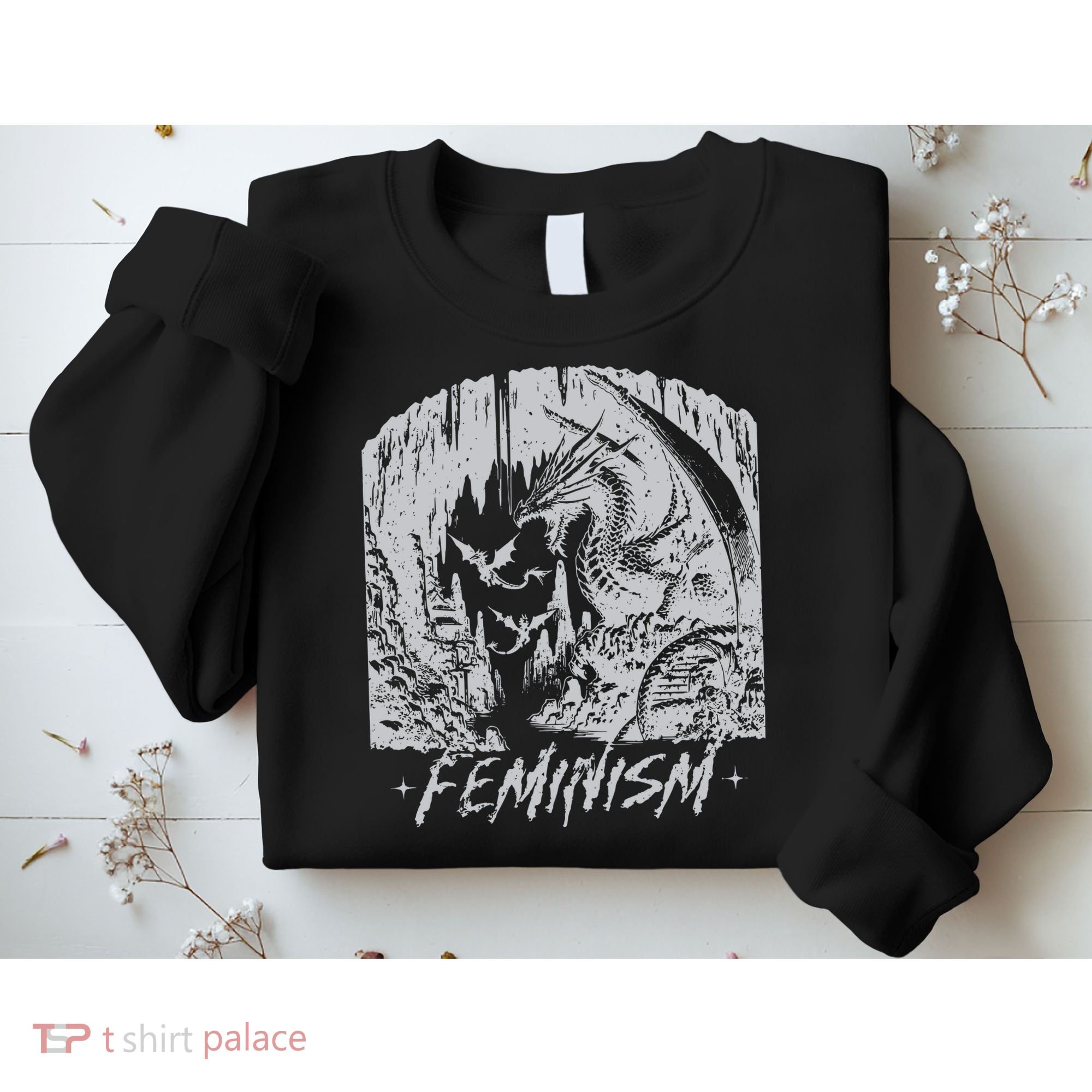 Feminism Dragon Fantasy Sweatshirt