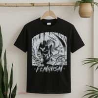 Feminism Dragon Fantasy T-Shirt thumb 2