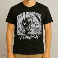 Feminism Dragon Fantasy T-Shirt thumb 3