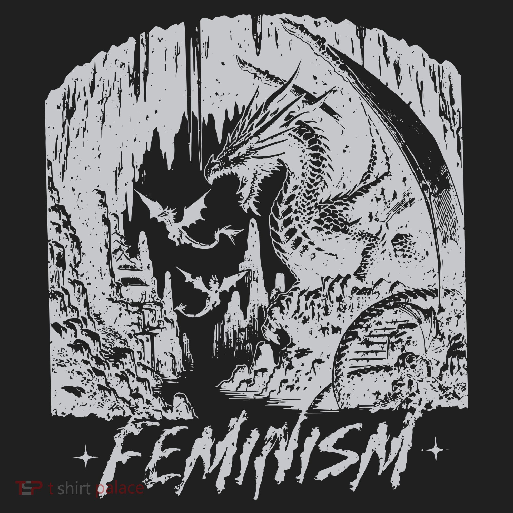 Feminism Dragon Fantasy Beanie