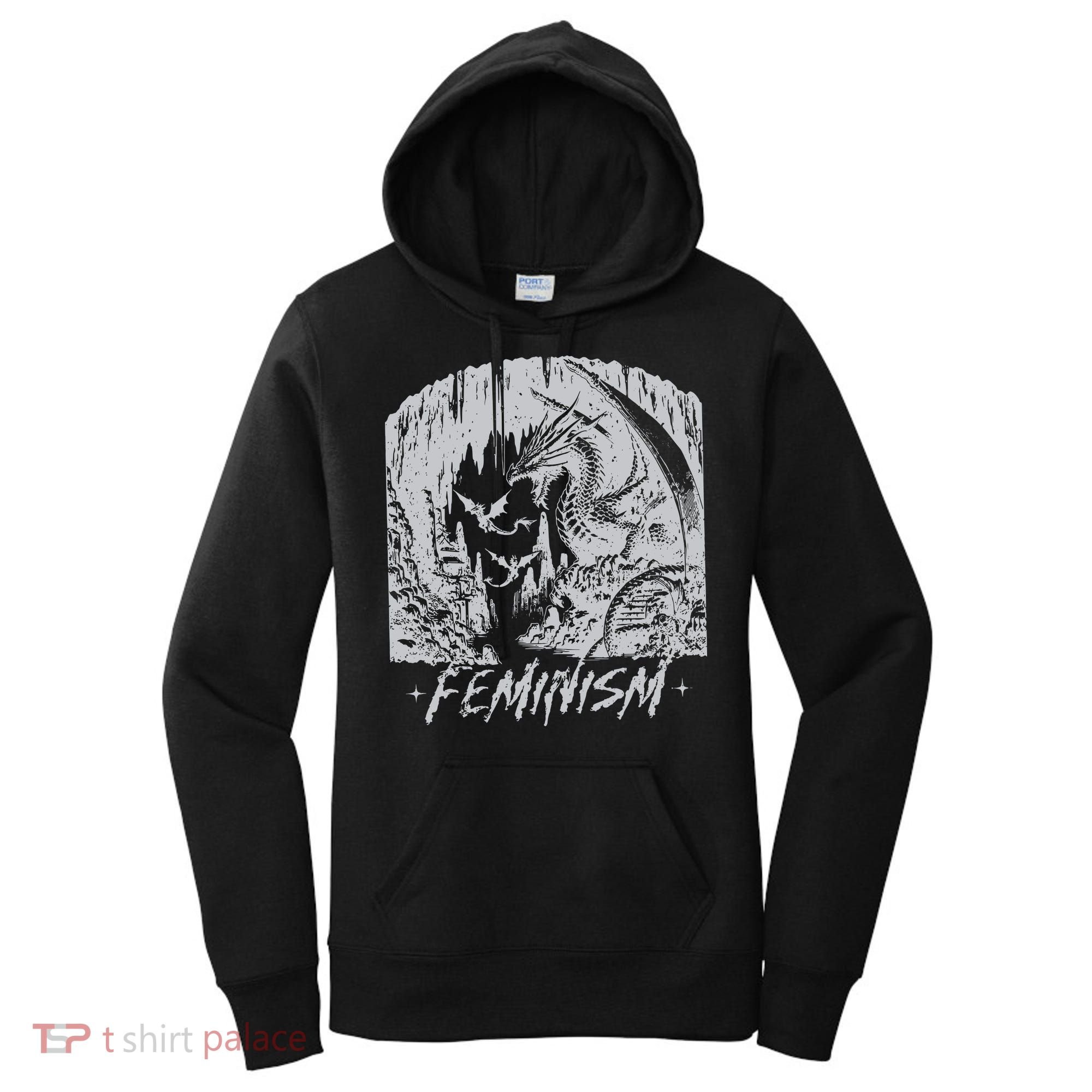 Feminism Dragon Fantasy Women's Hoodie