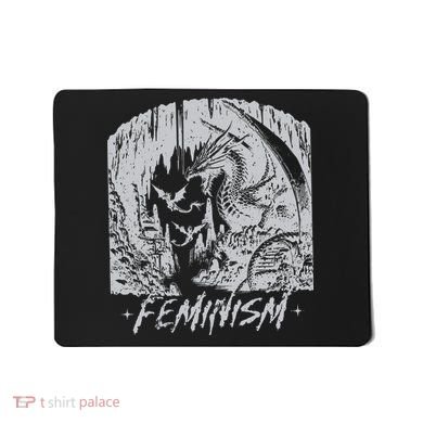 Feminism Dragon Fantasy Mousepad