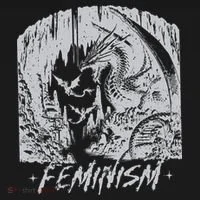 Feminism Dragon Fantasy Mousepad thumb 1