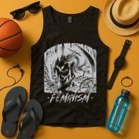 Feminism Dragon Fantasy Tank Top thumb 4
