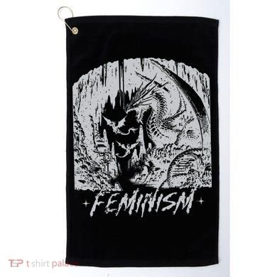 Feminism Dragon Fantasy Golf Towel