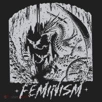 Feminism Dragon Fantasy Kids Plaid Pajama Set thumb 2