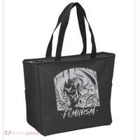 Feminism Dragon Fantasy Tote Bag thumb 2