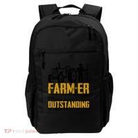 Farmer Definition Funny Farming Farm Tractor Animals Graphic Gift Backpack thumb 0