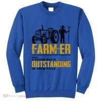 Farmer Definition Funny Farming Farm Tractor Animals Graphic Gift Sweatshirt thumb 0