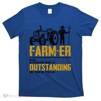 Farmer Definition Funny Farming Farm Tractor Animals Graphic Gift T-Shirt thumb 0