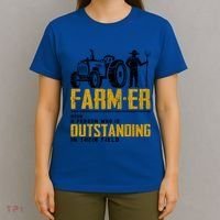 Farmer Definition Funny Farming Farm Tractor Animals Graphic Gift T-Shirt thumb 4