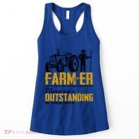 Farmer Definition Funny Farming Farm Tractor Animals Graphic Gift Women's Tank Top thumb 0
