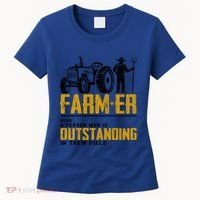 Farmer Definition Funny Farming Farm Tractor Animals Graphic Gift Women's T-Shirt thumb 0