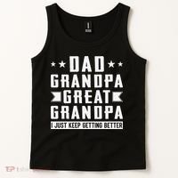 Fathers Day From Grandkids Dad Grandpa Great Grandpa Tank Top thumb 2