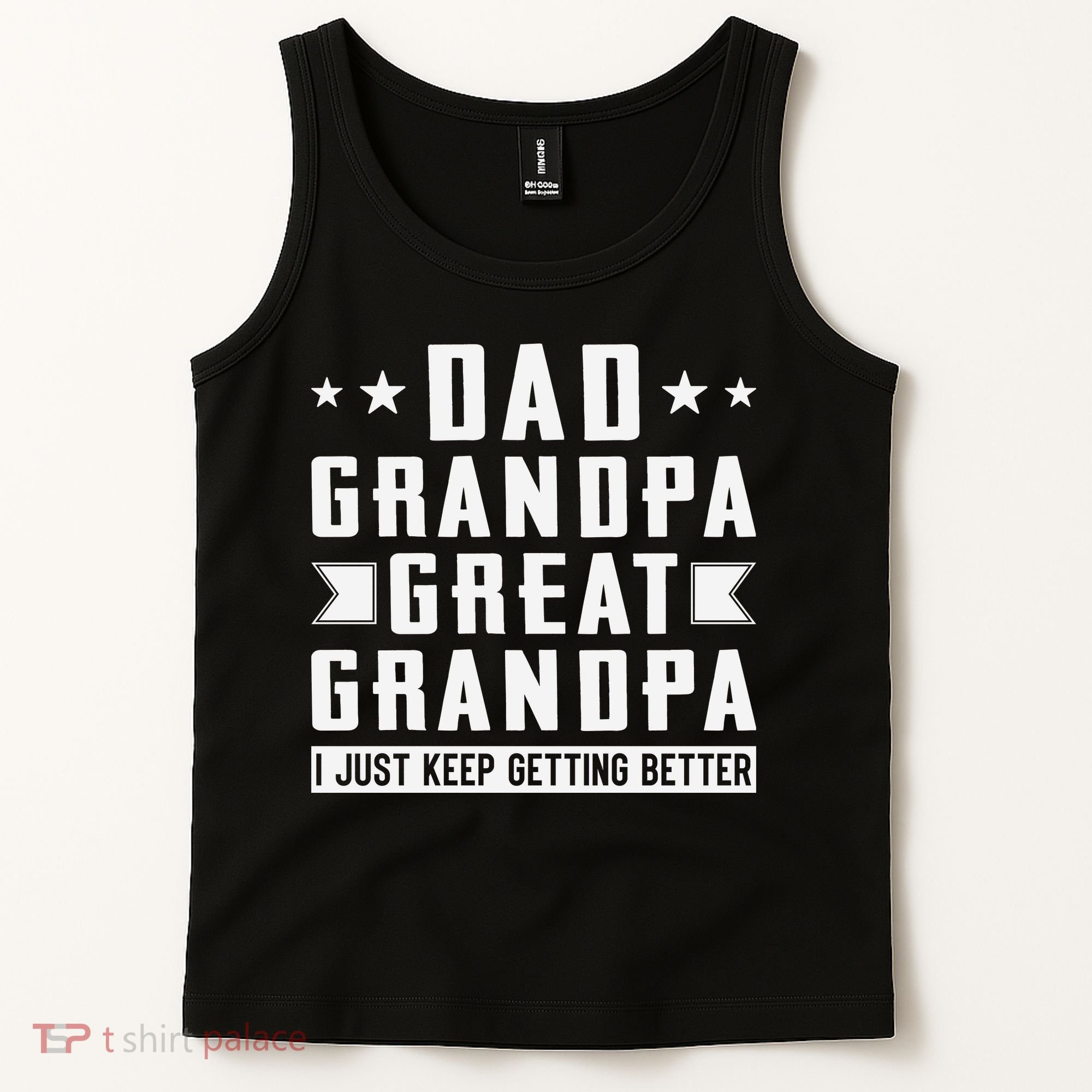 Fathers Day From Grandkids Dad Grandpa Great Grandpa Tank Top