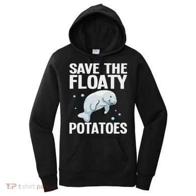 Funny Designs For Women Floaty Potato Sea Cows Women's Hoodie