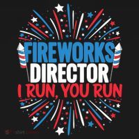 Fireworks Director Funny 4th of July Firework Director Backpack thumb 2