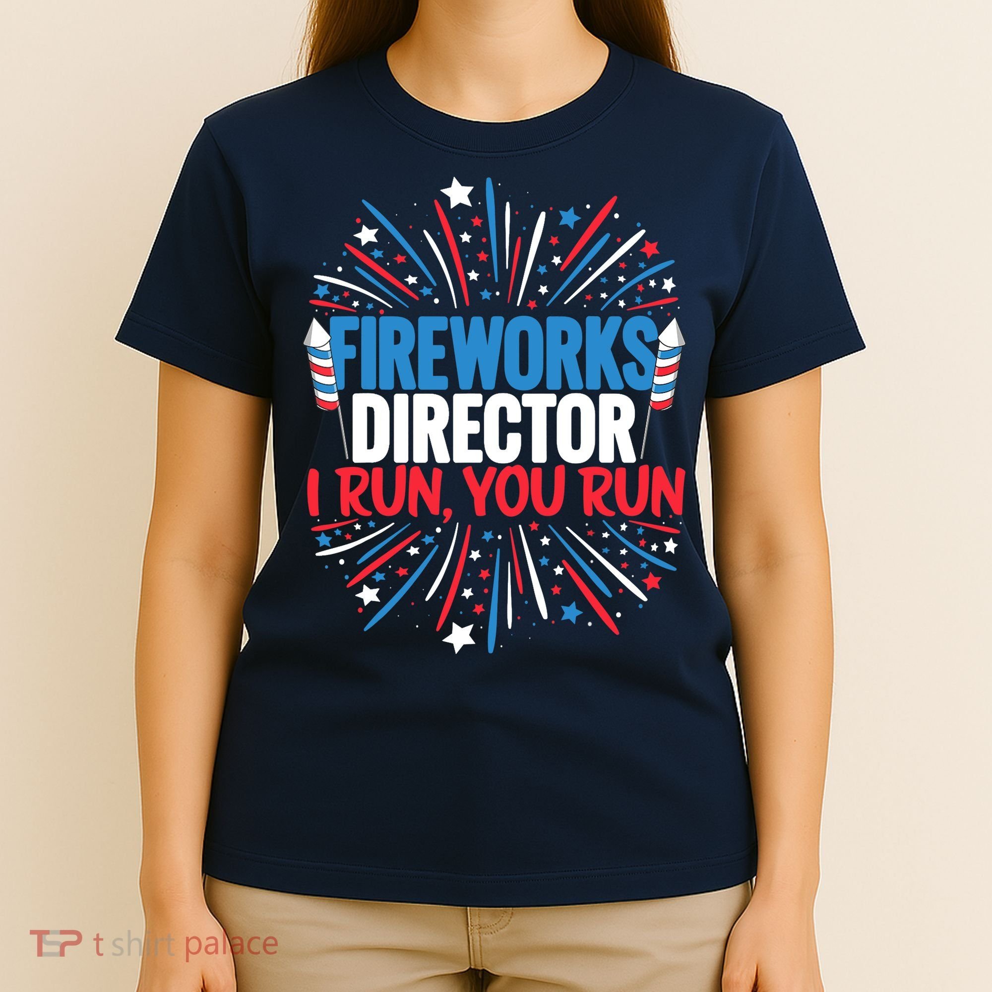 Fireworks Director Funny 4th of July Firework Director T-Shirt