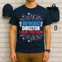 Fireworks Director Funny 4th of July Firework Director T-Shirt thumb 6