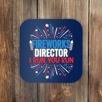 Fireworks Director Funny 4th of July Firework Director Coaster thumb 0