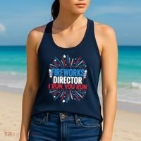 Fireworks Director Funny 4th of July Firework Director Women's Tank Top thumb 2