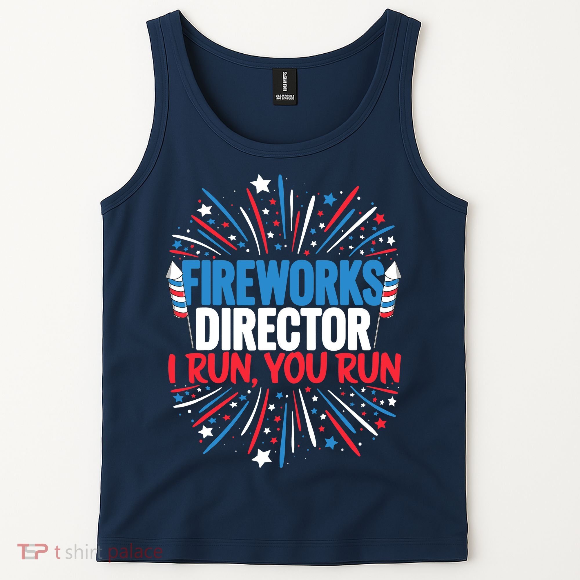 Fireworks Director Funny 4th of July Firework Director Tank Top