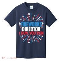 Fireworks Director Funny 4th of July Firework Director Kids T-Shirt thumb 0