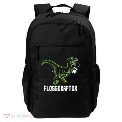 Flossoraptor Dinosaur Funny Pediatric Dentist Backpack