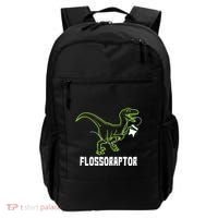 Flossoraptor Dinosaur Funny Pediatric Dentist Backpack thumb 0