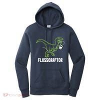 Flossoraptor Dinosaur Funny Pediatric Dentist Women's Hoodie thumb 0