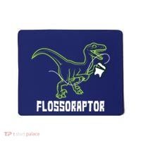 Flossoraptor Dinosaur Funny Pediatric Dentist Mousepad thumb 0