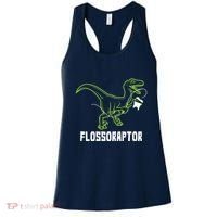 Flossoraptor Dinosaur Funny Pediatric Dentist Women's Tank Top thumb 0