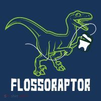 Flossoraptor Dinosaur Funny Pediatric Dentist Toddler Hoodie thumb 2