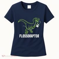 Flossoraptor Dinosaur Funny Pediatric Dentist Women's T-Shirt thumb 0