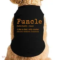 FUNCLE Definition Funny Joke Gift For Uncle Doggie Tank thumb 0