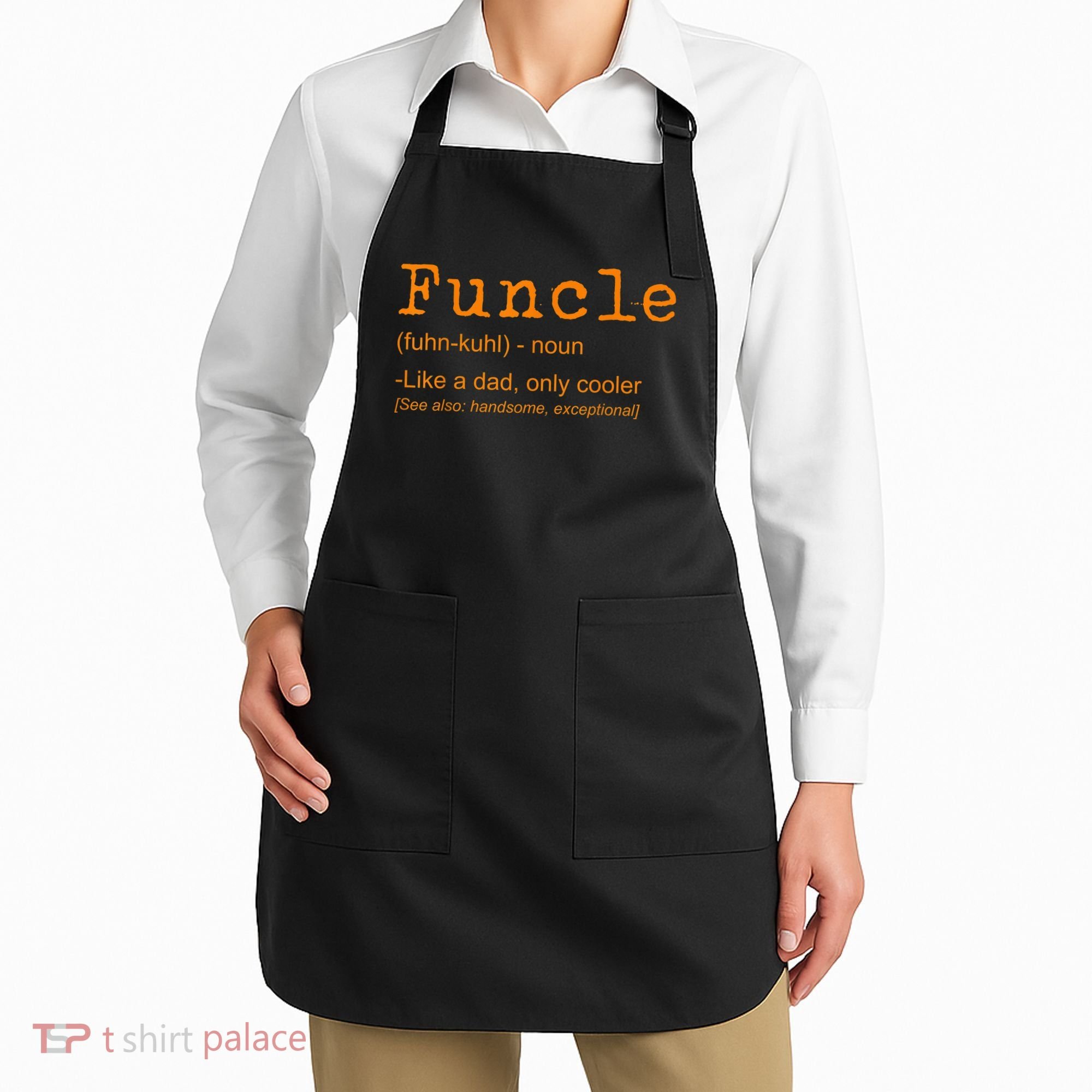 FUNCLE Definition Funny Joke Gift For Uncle Apron