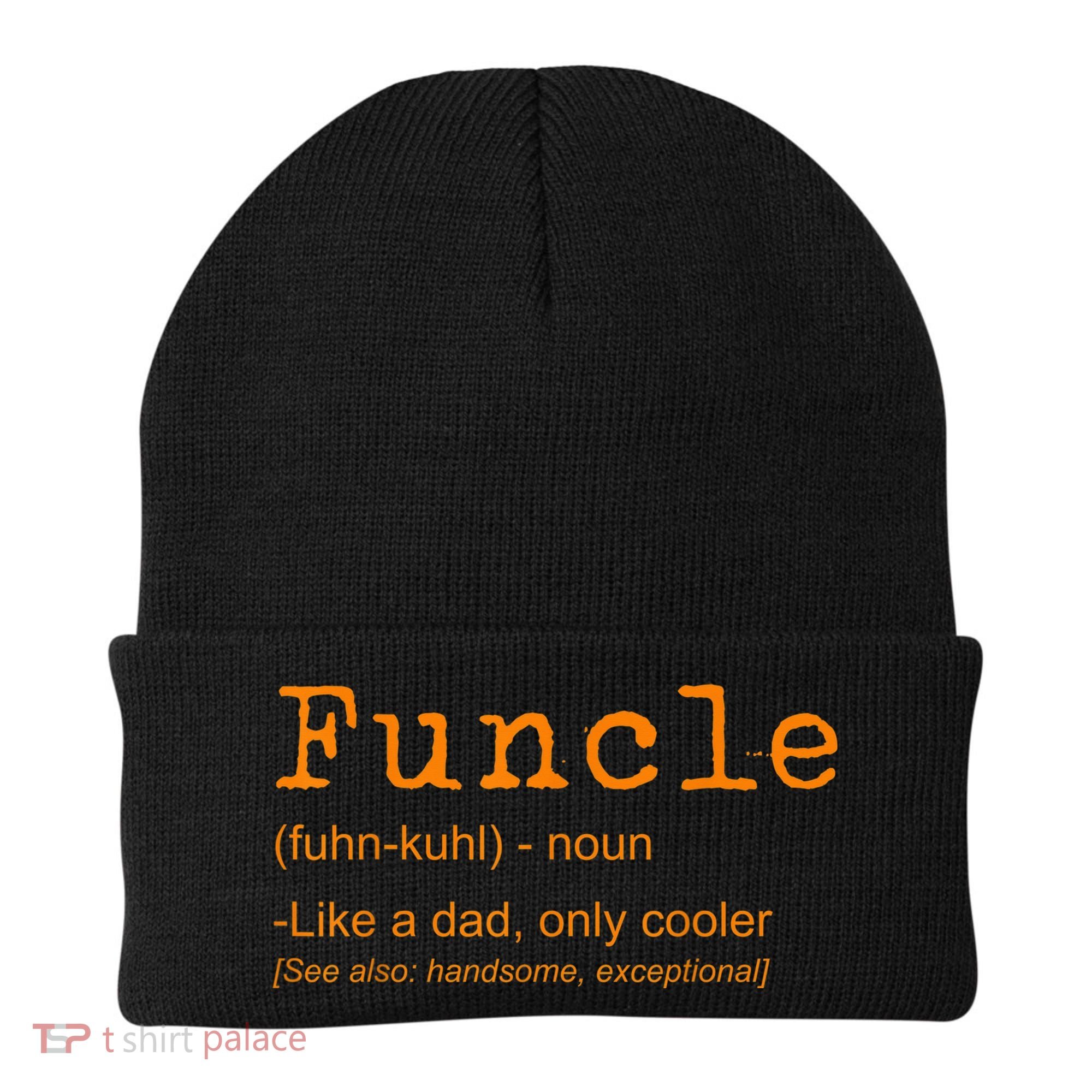 FUNCLE Definition Funny Joke Gift For Uncle Beanie
