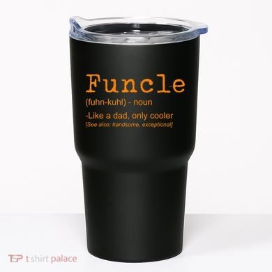 FUNCLE Definition Funny Joke Gift For Uncle Tumbler